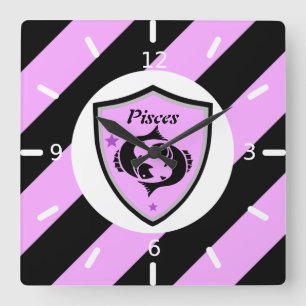 Pisus-Symbol       Quadratische Wanduhr