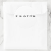 Pit Babe Runder Aufkleber (Tasche)