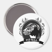 PIT BULL (3) MAGNET (Vorderseite/Rückseite)