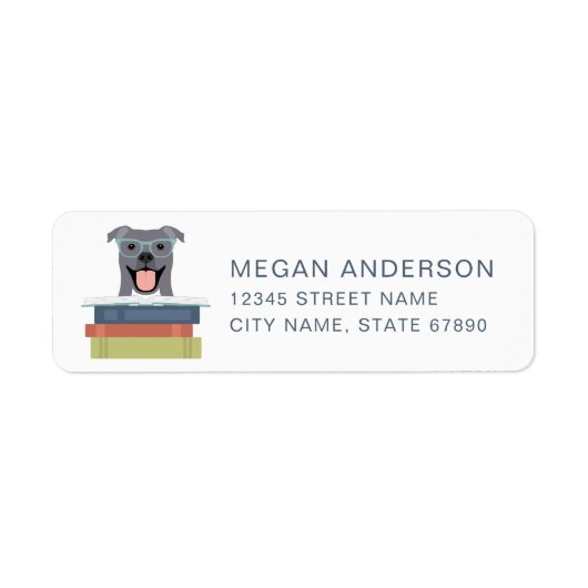 Pit Bull Absenderetiketten (Vorne)