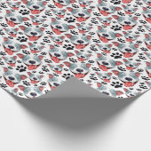 Pit Bull American Pitbull Pet Puppy Geschenkpapier (Ecke)