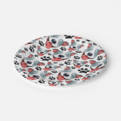 Pit Bull American Pitbull Pet Puppy Pappteller (Schrägansicht)