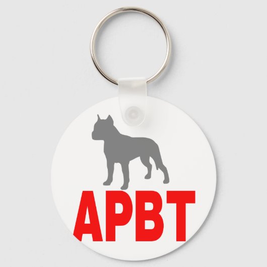 PIT BULL APBT SCHLÜSSELANHÄNGER (Vorderseite)