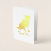 Pit Bull Babydusche Hund Pitbull Blue Boy Folienkarte (Vorderseite)