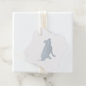 Pit Bull Babydusche Hund Pitbull Blue Boy Geschenkanhänger (Mit Box)