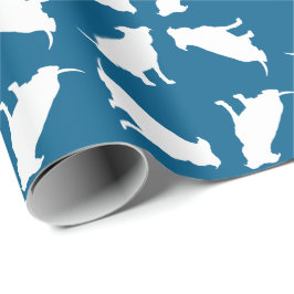 Pit Bull Babydusche Hund Pitbull Blue Boy Geschenkpapier