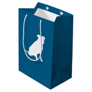 Pit Bull Babydusche Hund Pitbull Blue Boy Mittlere Geschenktüte