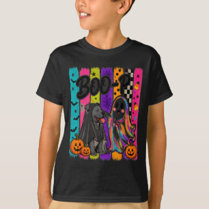 Pit Bull Boo P Geister-Nase Boop Halloween Hundeli T-Shirt