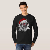 Pit Bull Christmas Merry Pitmas T-Shirt (Vorne ganz)