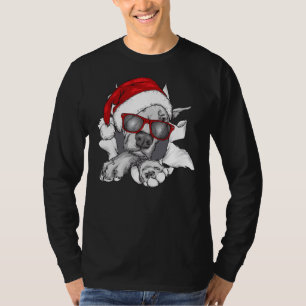 Pit Bull Christmas Merry Pitmas T-Shirt