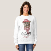 Pit bull Christmas Sweatshirt (Vorne ganz)