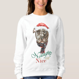 Pit Bull Christmas Sweatshirt