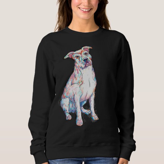 Pit Bull Colored Sweatshirt (Vorderseite)
