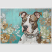 Pit Bull Decoupage Tissue Paper Seidenpapier (Vorderseite)