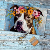 Pit Bull Decoupage Tissue Paper Seidenpapier