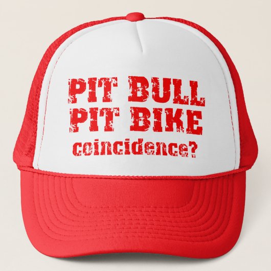 Pit Bull Dirt Bike Motocross Pit Bike Cap Hat Truckerkappe (Vorderseite)