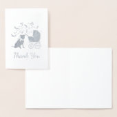 Pit Bull Dog Baby Dusche Blue Boy Pitbull Folienkarte (Anzeige)