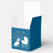 Pit Bull Dog Baby Dusche Blue Boy Pitbull Geschenkschachtel (Geöffnet)