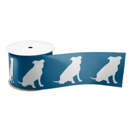 Pit Bull Dog Baby Dusche Blue Boy Pitbull Satinband