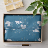 Pit Bull Dog Baby Dusche Blue Boy Pitbull Seidenpapier (Geschenk)