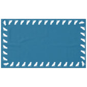 Pit Bull Dog Baby Dusche Blue Boy Pitbull Tischdecke (Vorderseite (Horizontal))