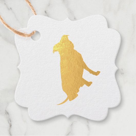 Pit Bull Dog Baby Duwer Gender neutral Geschenkanhänger (Vorderseite)