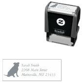 Pit Bull Dog Baby Duwer Gender neutral Permastempel (Beispiel)