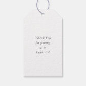 Pit Bull Dog Baby Pitbull Duschgeschlecht neutral Geschenkanhänger (Rückseite)