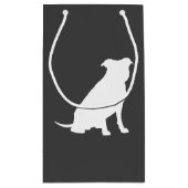 Pit Bull Dog Baby Pitbull Duschgeschlecht neutral Kleine Geschenktüte (Rückseite)