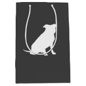 Pit Bull Dog Baby Pitbull Duschgeschlecht neutral Mittlere Geschenktüte (Vorderseite)