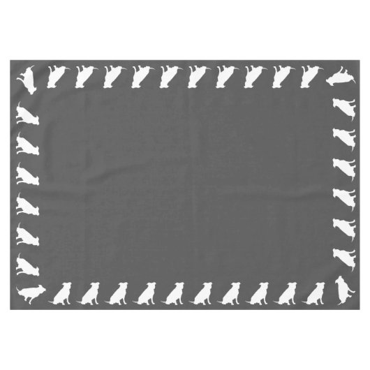 Pit Bull Dog Baby Pitbull Duschgeschlecht neutral Tischdecke (Vorderseite (Horizontal))