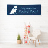 Pit Bull Dog Babydusche Banner (Insitu)