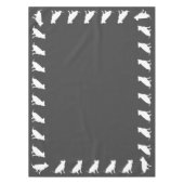 Pit Bull Dog Babydusche Geschlecht Neutral Pitbull Tischdecke (Vorderseite)