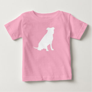Pit Bull Dog Babydusche Pink Girl Pitbull Baby T-shirt