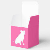 Pit Bull Dog Babydusche Pink Girl Pitbull Geschenkschachtel (Geöffnet)