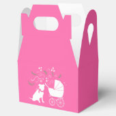 Pit Bull Dog Babydusche Pink Girl Pitbull Geschenkschachtel (Geöffnet)