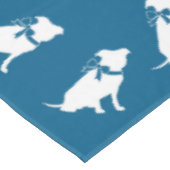 Pit Bull Dog Babydusche Tischdecke (Schrägansicht)