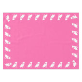 Pit Bull Dog Babydusche Welpe Tischdecke (Vorderseite (Horizontal))