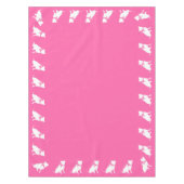 Pit Bull Dog Babydusche Welpe Tischdecke (Vorderseite)