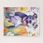 Pit Bull Dog Jigsaw Puzzle (Horizontal)