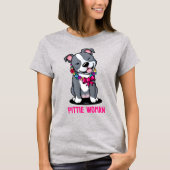 Pit Bull Dog Mama T-Shirt (Vorderseite)