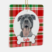 Pit bull Dog Ornament, Blue Staffy Ornament (Rechts)