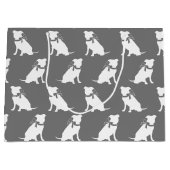 Pit Bull Dog Puppy Pitbull Große Geschenktasche Große Geschenktüte (Vorderseite)