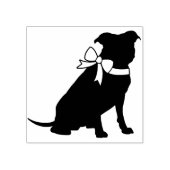 Pit Bull Dog Puppy Pitbull Gummistempel (Prägung)