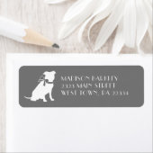 Pit Bull Dog Puppy Pitbull Label (Insitu)