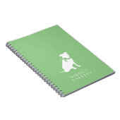 Pit Bull Dog Puppy Pitbull Notebook Notizblock (Rechte Seite)