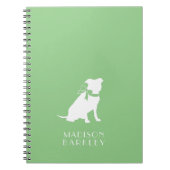 Pit Bull Dog Puppy Pitbull Notebook Notizblock (Vorderseite)