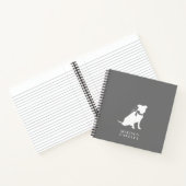 Pit Bull Dog Puppy Pitbull Notebook Notizblock (Innenseite)