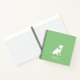 Pit Bull Dog Puppy Pitbull Notebook Notizblock