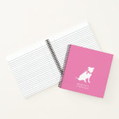 Pit Bull Dog Puppy Pitbull Notebook Notizblock (Innenseite)